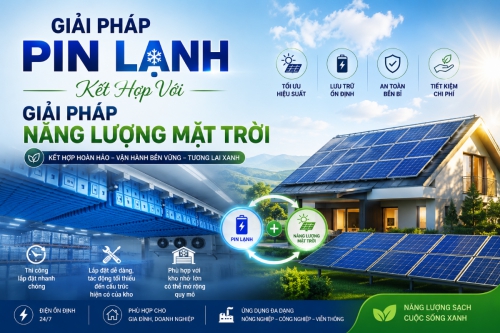 Kết Hợp Với Giải Pháp Năng Lượng Mặt Trời